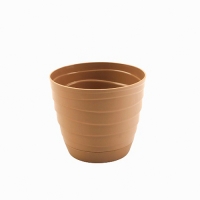 Горшок для цветов Бриз Радиан 0,7л бежевый темный