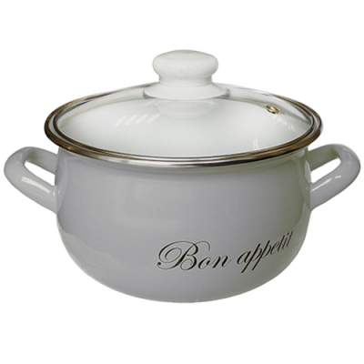 Грей 5,7л кастрюля со стекл. кр. арт. 2234L (INTEROS)