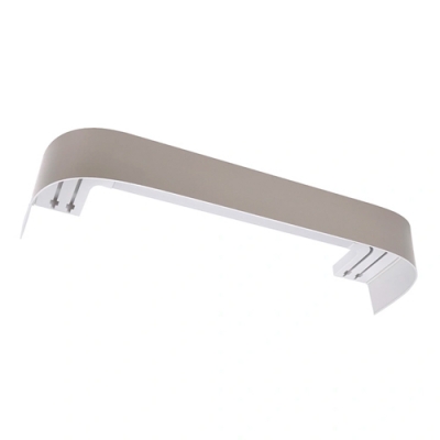 Карниз LEGRAND Матэ 7 см с поворотами 2,0 м 2-х рядный серый