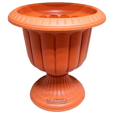 Кашпо на ножке Нергиза 25,3л терракотовый