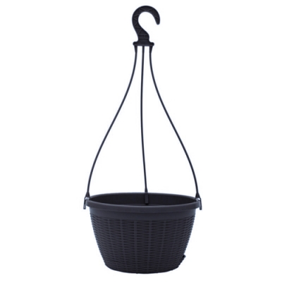 Кашпо Подвесное с подвесом ВМС 6,5л цвет Тёмно-коричневый арт. КШ-8614 Кашпо Подвесное с подвесом ВМС 6,5л цвет Тёмно-коричневый арт. КШ-8614