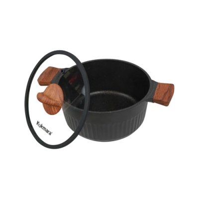 Кастрюля 3,2л со стеклянной крышкой, АП линия "Stella" (ristretto) "Kukmara" кср32а