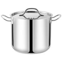 Кастрюля 7,1 л, Elegante, из нержавеющей стали со стальной крышкой арт.109011