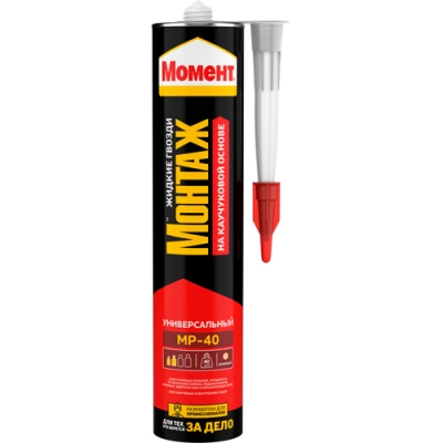 Клей Момент Монтаж Универсальный МВ-40 бежевый, 290 мл 3047931