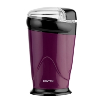 Кофемолка Centek CT-1358 (фиолетовый) 200Вт, 60 г, 6 ЧАШЕК АРОМАТНОГО КОФЕ, прозрачная крышка Кофемолка Centek CT-1358 (фиолетовый) 200Вт, 60 г, 6 ЧАШЕК АРОМАТНОГО КОФЕ, прозрачная крышка