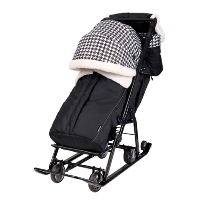 Коляска комбинированная Nika Ника детям 7-5Н НД7-5Н/ГЛ гусиная лапка