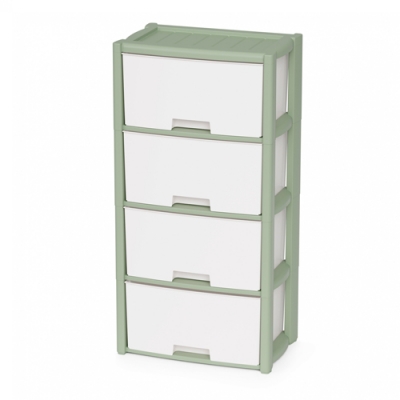 Комод 4-х секционный Колорит Альтернатива зеленый (уп.1) М9041