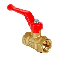 Кран шаровой N/P для ВОДЫ 3/4" ВР/ВР ручка-рычаг, латунный VALFEX 11Б27фт1М (64/16)
