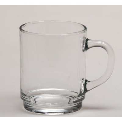 Кружка прозрачная 250мл (11203)(61867) 61875 (Н8437)