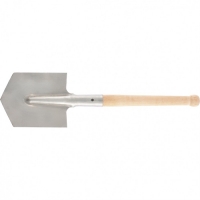 Лопата саперная, нержавеющая сталь, 153х180х585 мм, деревянный черенок, Россия// Сибртех арт.61439 Лопата саперная, нержавеющая сталь, 153х180х585 мм, деревянный черенок, Россия// Сибртех арт.61439