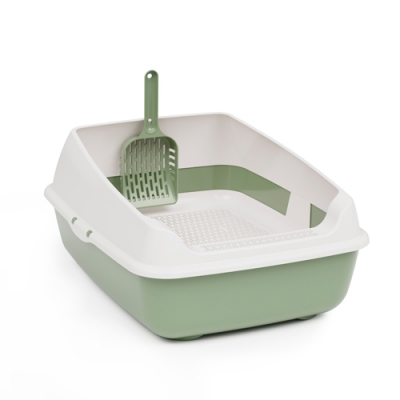 Лоток ALTA Юта Альтернатива для кошек с высокими бортами, сеткой и совком (уп.4) М9061