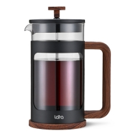 LR06-62-1000 Френч-пресс <1000мл> Экологич. чистый, система фильтрации SS 304, боросиликатное стекло