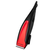 Машинка для стрижки BRAYER 3431BR, сетевая, мощность 15Вт, стальные лезвия (фиксир., подвижное)