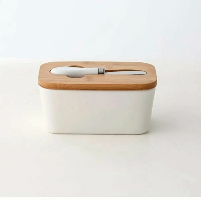 Масленка с ножом для масла APOLLO "Palmiro" белый цвет PLM-02-W Масленка с ножом для масла APOLLO "Palmiro" белый цвет PLM-02-W