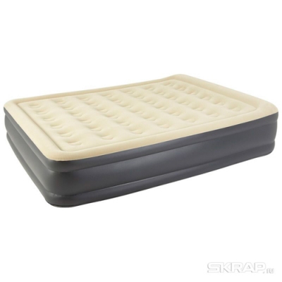 Матрас надувной двухместный Queen-size высокий со встроенным электронасосом 203*157*47 см 24042EU Av
