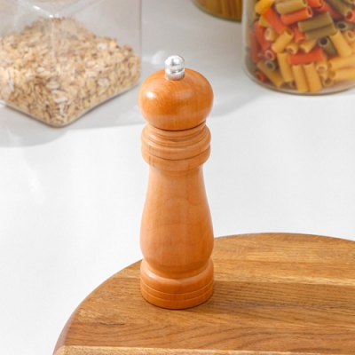 Мельница для специй "Дуновение леса" 17 см, светлое дерево, металл. механизм арт.3931865 г.Екатеринб