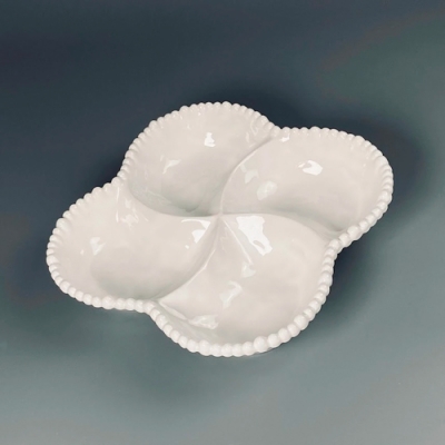 Менажница 26х26х5,5см МАРИНЕТ в под.уп.(х12)Фарфор арт.305-357