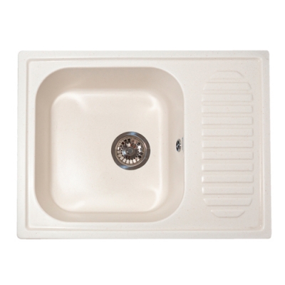 Мойка GranAlliance G-23 (630 х490мм) белая с сифоном