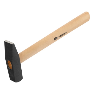 Молоток слесарный, 800 г, квадратный боек, деревянная рукоятка// Сибртех арт.10220