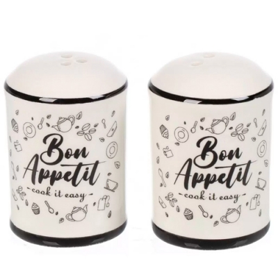 Набор для специй доломит, 6.5 см, 2 шт, 4.5х4.5х6.5 см, Daniks, Бон Аппетит (455656)