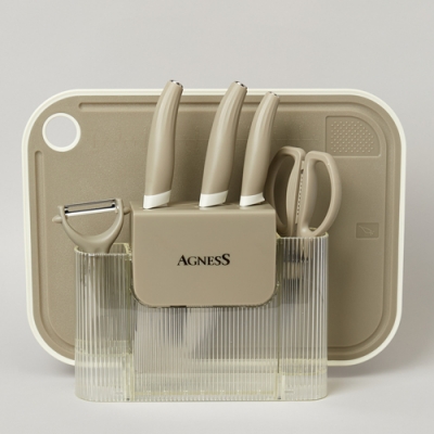 Набор кухонных предметов 7шт цвет серый 671-030