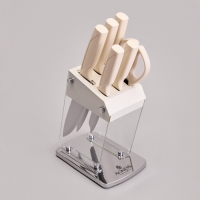 Набор ножей agness на пластиковой подставке, 7 предметов 911-782