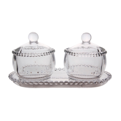 Набор сервировочных ваз на подставке 9108