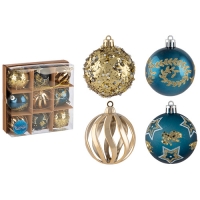 Набор шаров SYQB1-0123062, 9шт. 6см арт.106336