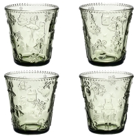 Набор стаканов "Щелкунчик" green, 4 шт/280 мл 355-413 355-413
