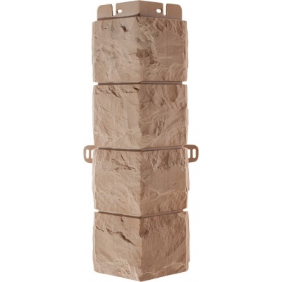 Наружный угол фагот (бежевый) ЭКО, 0,45 х 0,13м. "АЛЬТА-ПРОФИЛЬ"