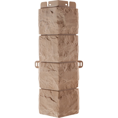 Наружный угол фагот (коричневый) ЭКО, 0,45 х 0,13м. "АЛЬТА-ПРОФИЛЬ"