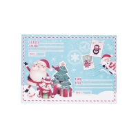 Новогодний набор Мечта: конверт из бумаги плотностью 80 гр/м2 и бланк письма Деду Морозу из бумаги п