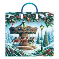 Пакет ПЭ с пластмассовыми ручками 38х34+3см (90) (Карусель) НГ Артпласт (х10/150) 2200003954562 ПЛР6