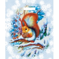 Пакет с вырубной ручкой 36х43+3 (35) Артпласт НГ (Белочка) ВУР53026 Пакет с вырубной ручкой 36х43+3 (35) Артпласт НГ (Белочка) ВУР53026