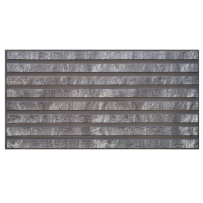 Панель ПВХ Grace Рейки Серый гранит 500 х 970 мм