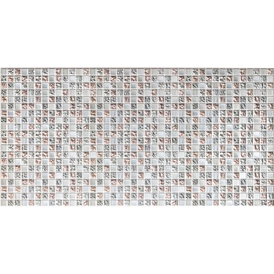 Панель ПВХ Мозаика Коллаж серый 960 х 480 мм (1уп.-10шт.) "Грейс"