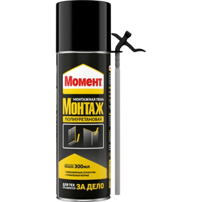 Пена монтажная Момент Монтаж 300мл. 3003642 Пена монтажная Момент Монтаж 300мл. 3003642