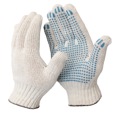 Перчатки 7,5класс (5 нитей) с ПВХ г.Иваново