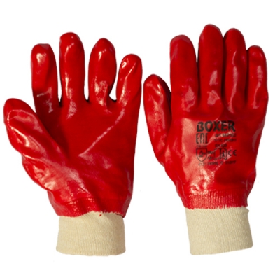 Перчатки Boxer 1922 трикотажные с полным ПВХ покрытием (р.10)