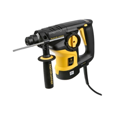Перфоратор Hanskonner HRH0928DR 980Вт, 28мм , 3.8Дж, 0-4500уд/мин, ВЕРТИКАЛ, 4м кабель, кейс