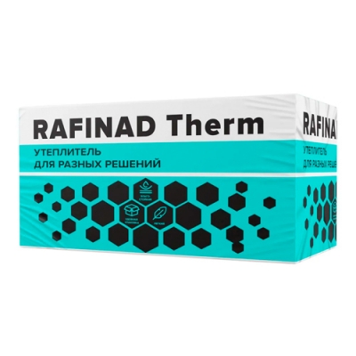 Плита пенополистирольные теплоизоляционная RAFINAD THERM 1200*600*50-(шт)(0.216м3)