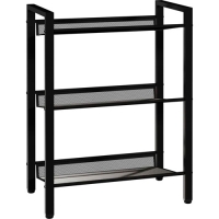 Подставка для обуви "ТОРОНТО 13" 3-х полочная Черный 47х26,5х61см ПДОТ13 Подставка для обуви "ТОРОНТО 13" 3-х полочная Черный 47х26,5х61см ПДОТ13