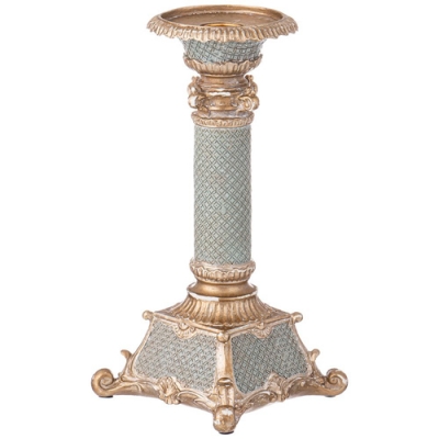 Подсвечник коллекция "Рококо", 12,5*12,5*26,7cm 504-386 Подсвечник коллекция "Рококо", 12,5*12,5*26,7cm 504-386