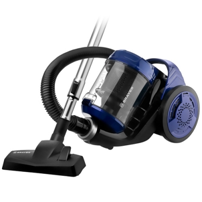 Пылесос циклонного типа BRAYER 4203BR, 2000Вт, 3,5л, всасыв. 380Вт, Hepa, телес, 5м, паркетная щетка