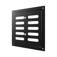 Решетка вентиляционная ERA MER регулируемая 175х175 окраш.сталь Black