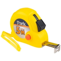 Рулетка Park с фиксатором пластиковый корпус, 5мх19 мм арт.105971