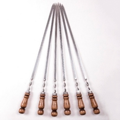 Шампур нерж., с деревянной лакиров ручкой "ШАР" малый 580(400)х12х2 2К-483 арт.2К-483 Шампур нерж., с деревянной лакиров ручкой "ШАР" малый 580(400)х12х2 2К-483 арт.2К-483