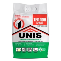 Смесь сухая штукатурная UNIS Теплон белая (5 кг)