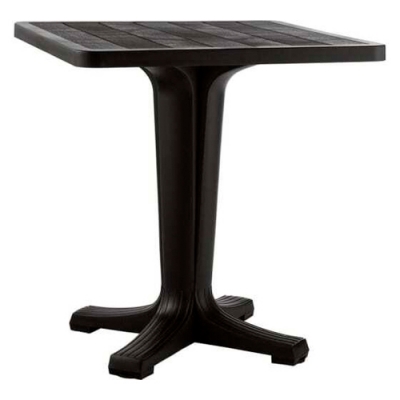 Стол Прованс квадратный 70*70 1 ножка шоколадный