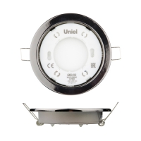 Светильник ультратонкий встраиваемый GX53/H2 BLACK CHROME 10 PROM (UL-00005055)